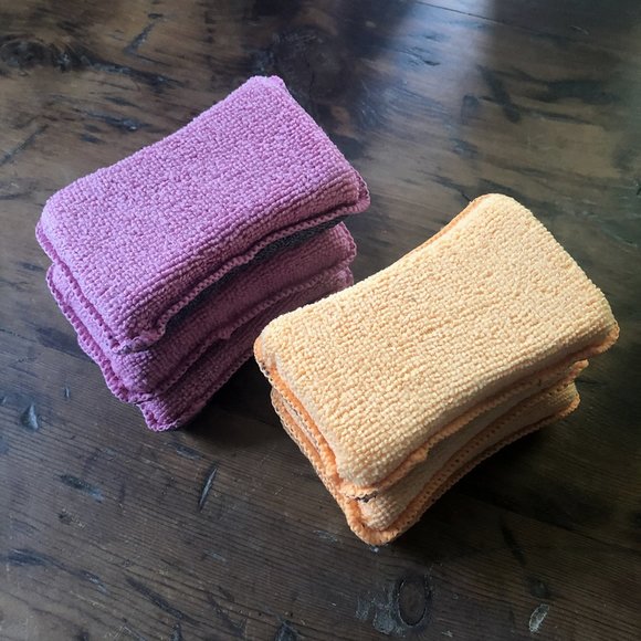 6 The Best Microfiber Sponges Pink / Orange NWT - Picture 6 of 6